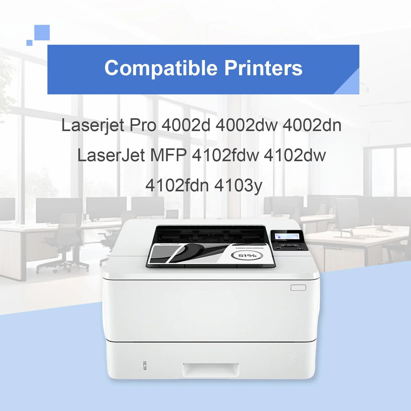 Kaseta z tonerem 149A jako zamiennik do HP 149A 149 X W1490A W1490X 149X LaserJet Pro MFP 4102fdw 4102dw 4102fdn 4102 Pro 4002dn 4002d 4002dw 4002 (1 szt. czarna) Z chipem