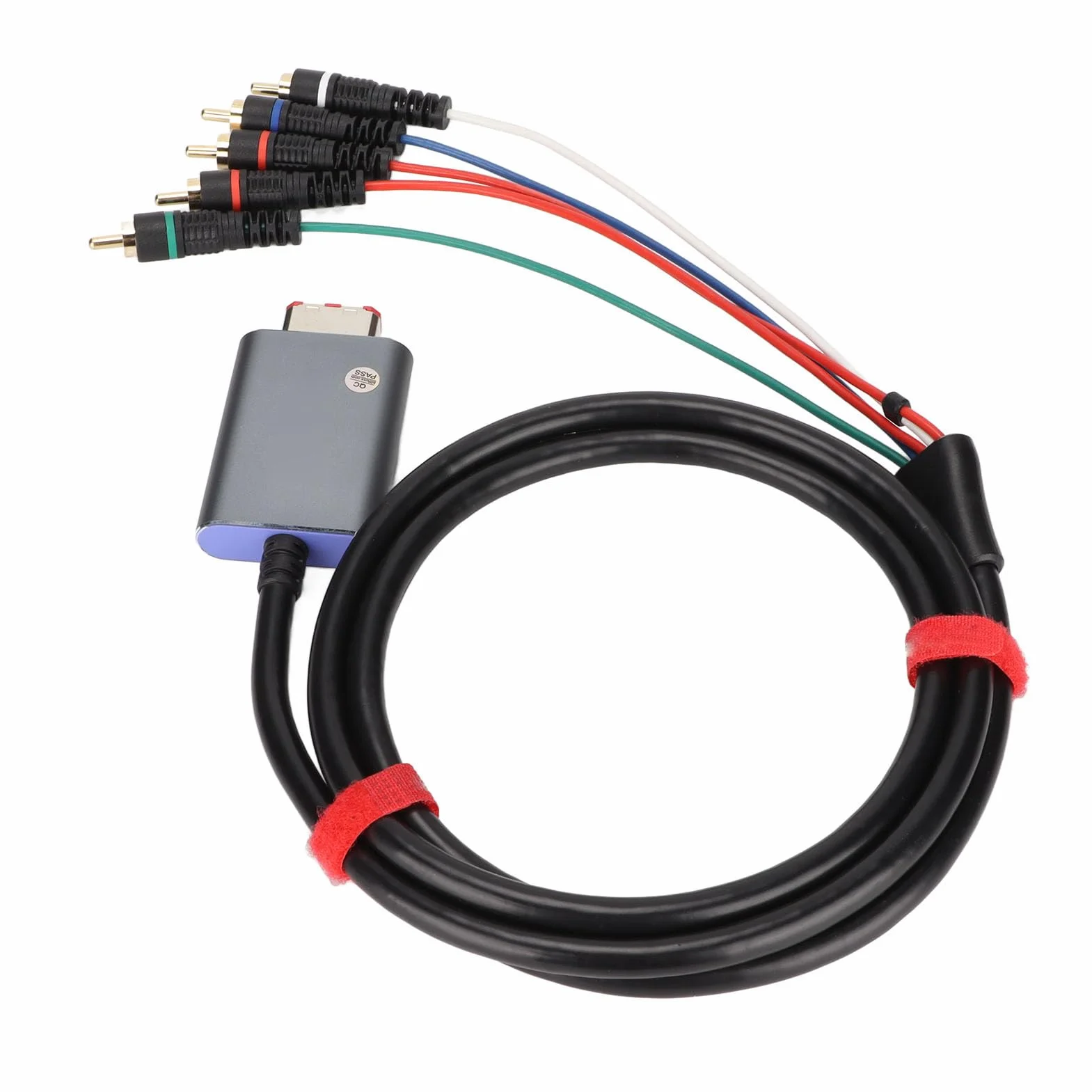 Zunate Cyfrowy Kabel Komponentowy AV o Długości 1,8 M do DOL-001 |Podwójnie Ekranowane Wyjście Wideo YPbPr HD Typu Plug and Play dla Cyfrowego Portu