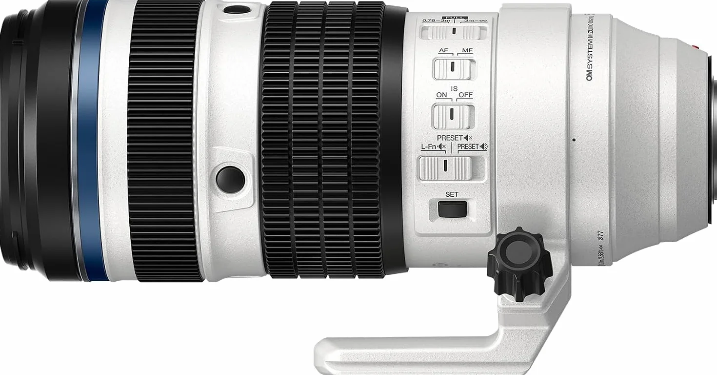 OM SYSTEM M.Zuiko Digital ED 50-200mm F2.8 IS PRO Obiektyw Telezoom MFT | Jasny teleobiektyw do Olympus i Panasonic, stabilizacja obrazu IS, lekki, uszczelnienie IP53, bokeh, mocowanie M4/3