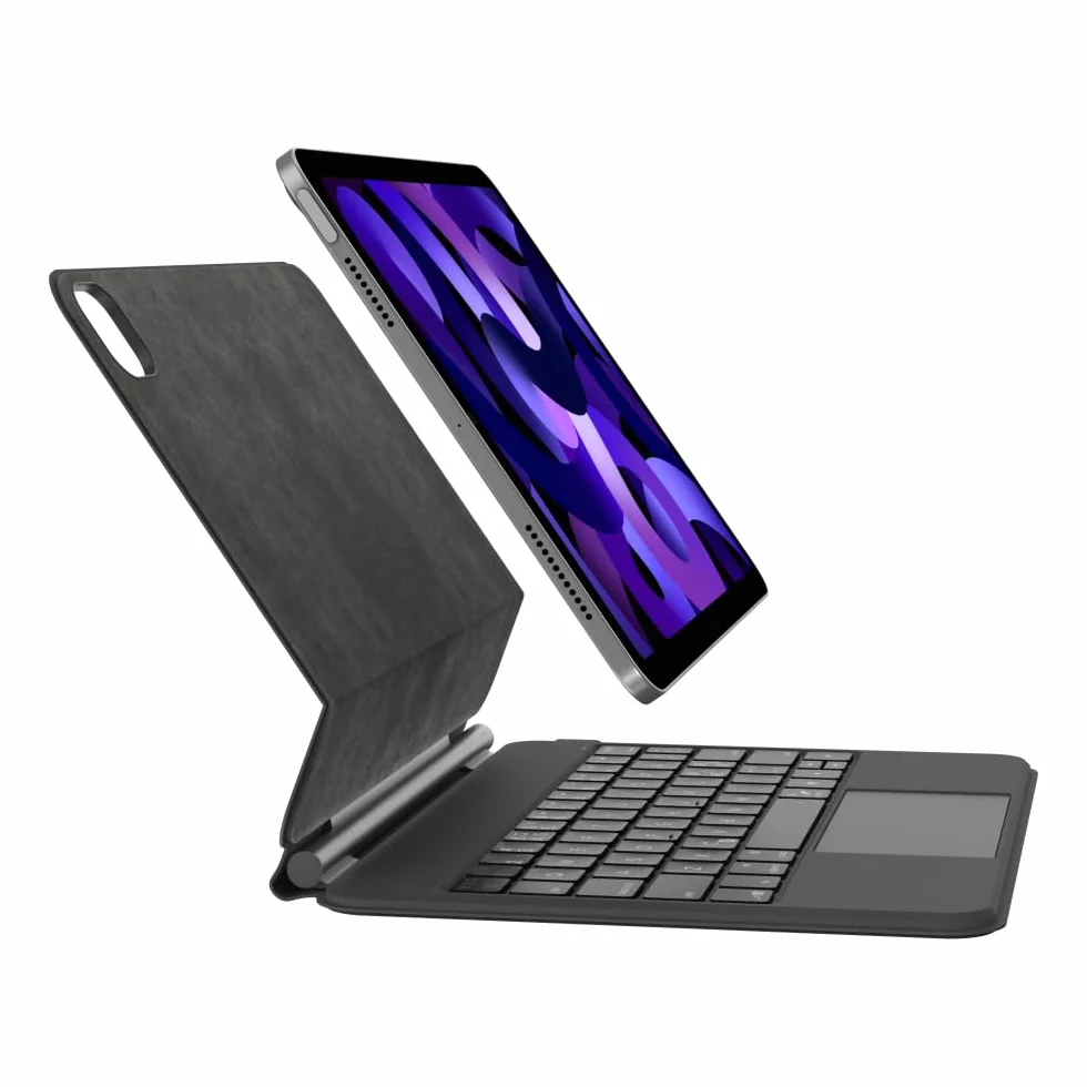 Belkin etui na iPada Pro z podświetlaną klawiaturą i magnetyczną podstawą, sterowanie wielodotykowe, magnetyczne przechowywanie Apple Pencil, QWERTY, klawisze multimedialne do iPada M4 Pro 11"
