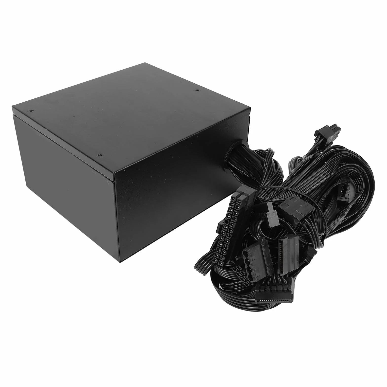 AMONIDA Wysokowydajny Zasilacz ATX 700 W z Wentylatorem Chłodzącym do Systemów Komputerowych Stabilne Napięcie Wiele Funkcji Ochronnych