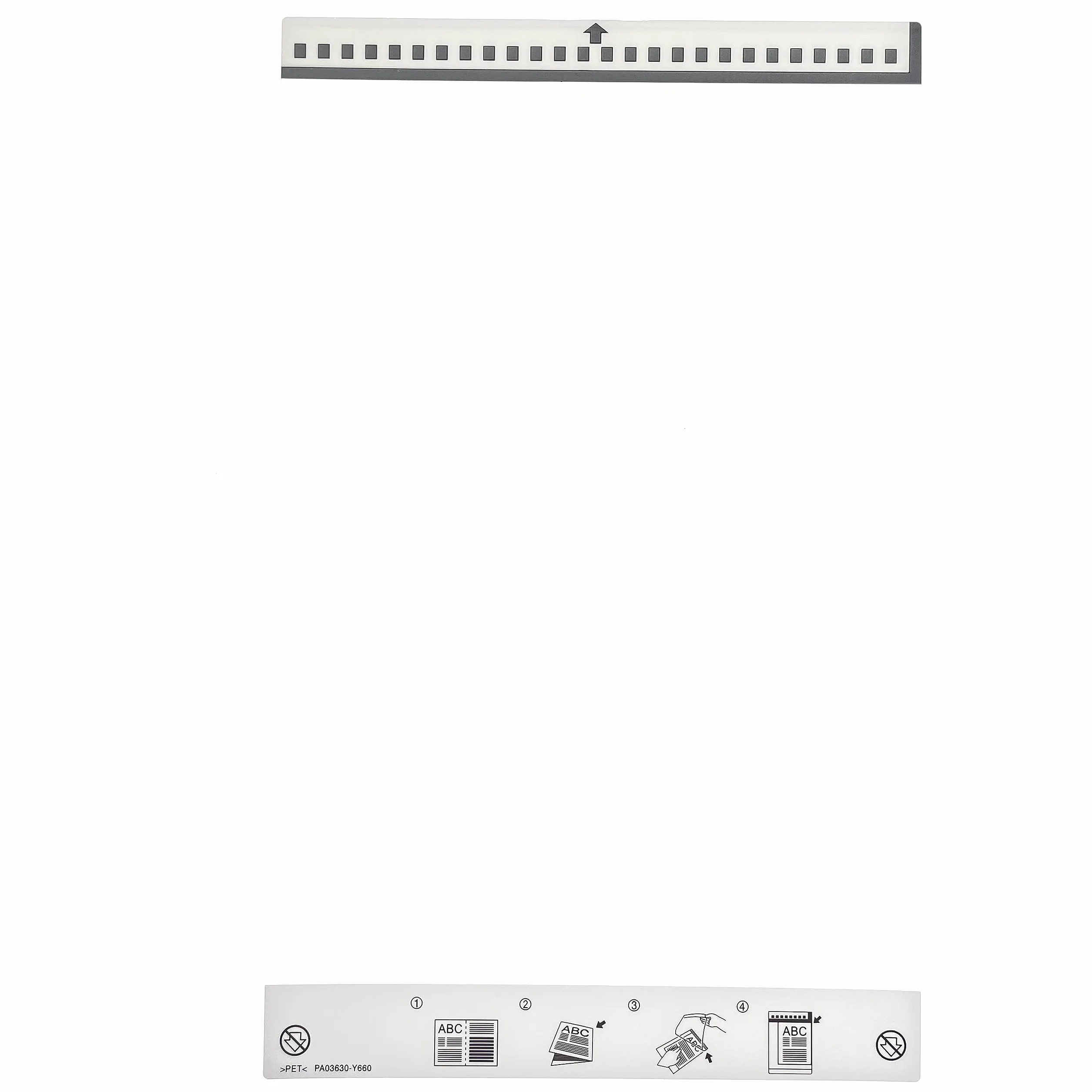 1 x PA03360-0013 arkusz nośny, kompatybilny z Fujitsu każdym skanerem A4, skanerem A3, B4, nietypowe, słabe, złożone, rozdarte pokwitowanie papieru