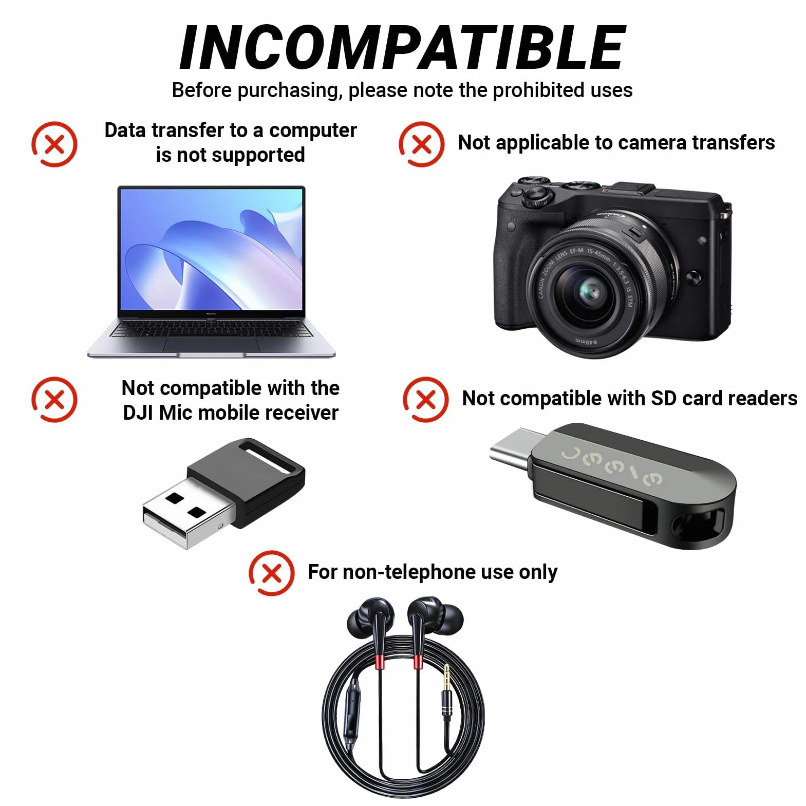 2 sztuki kompatybilny z DJI Mic Mini USB C na Lighting Adapter, do iPhone 16/15 Auriculares Lightning a Tipo C Adaptador para la Transmisión de Datos y la Carga (Lightning a Tipo C Interfaz)