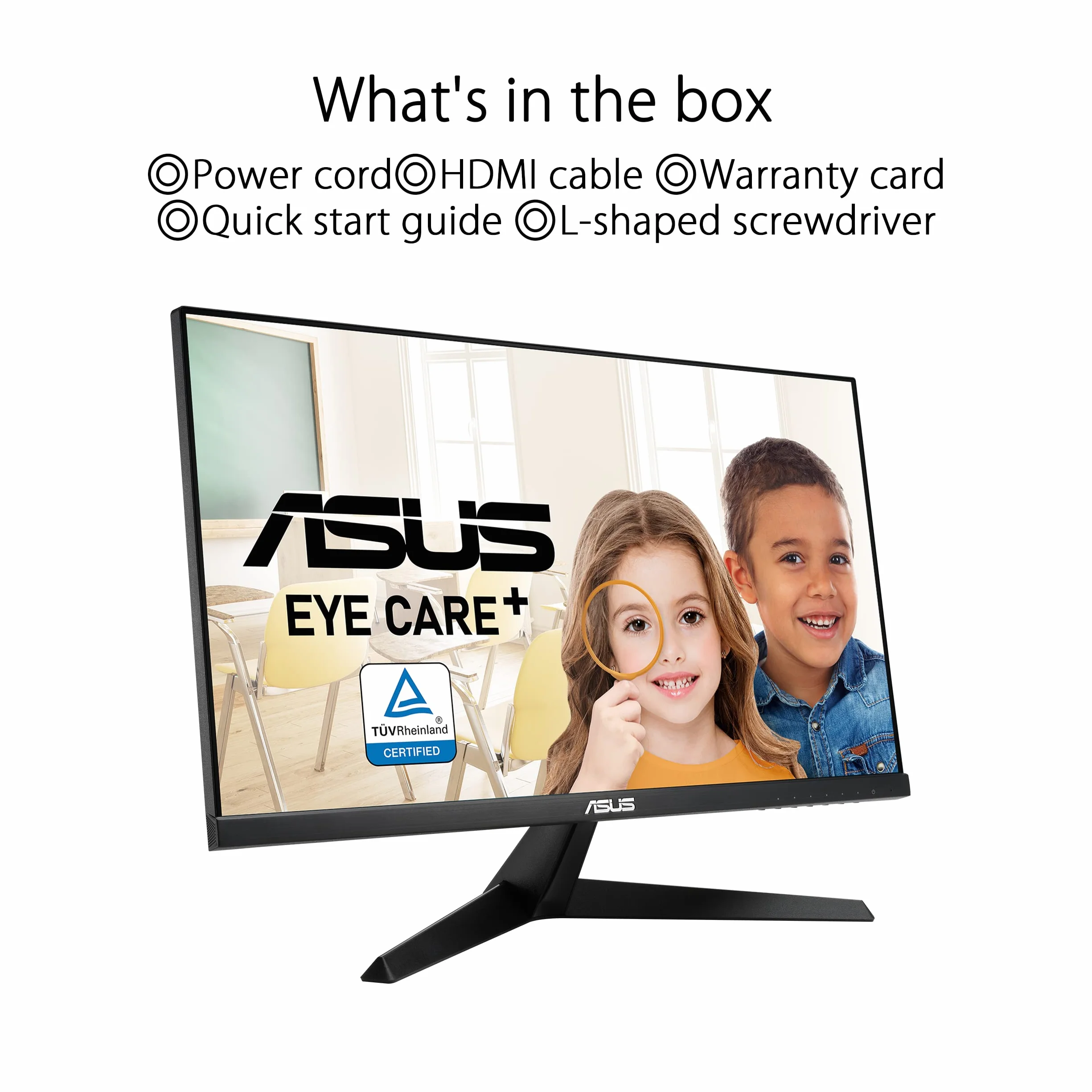 ASUS VY249HGE monitor gamingowy, 24", Full HD, 144 Hz, 1 ms MPRT, FreeSync Premium, GameFast Input – panel IPS, Vesa 100 x 100, 16:9, 1920 x 1080, HDMI