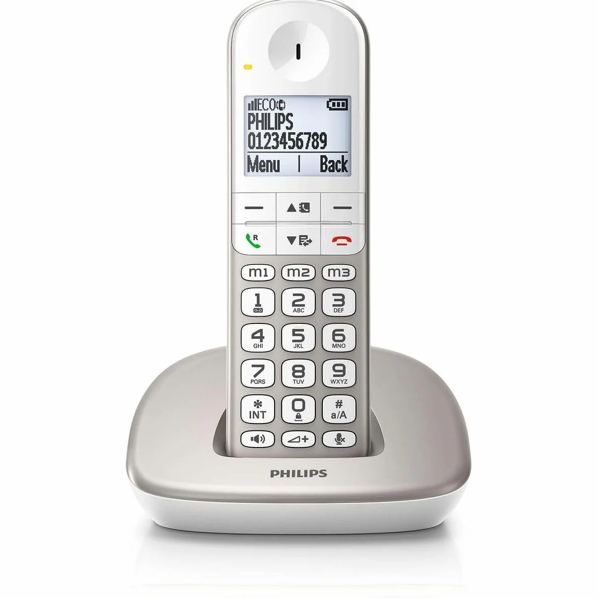 Telefon bezprzewodowy Philips XL4901S/23 1,9" DECT biały