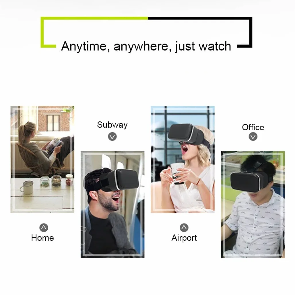 Okulary VR, zestaw słuchawkowy z wirtualnej rzeczywistości, zestawy słuchawkowe VR obsługują Android i IOS, połączenie Bluetooth dla iPhone 13 Pro Max/13 Pro 13/12/11, do Samsung Galaxy S21, Huawei, Xiaomi (Kolor: E, rozmiar: Ios )