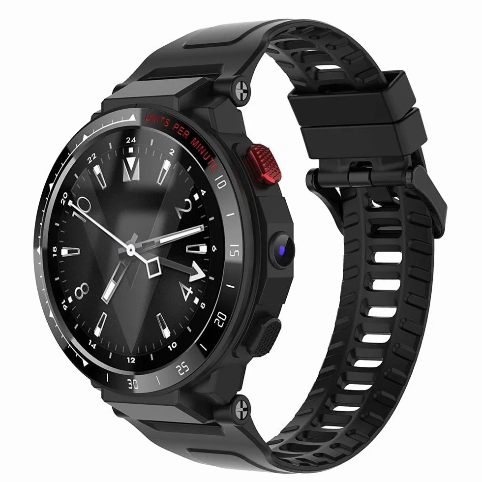KANBUN 4G Smart Watch 1G 64G obsługa karty SIM niestandardowy zegarek twarz inteligentny zegarek męski 1,6 cala pełny okrągły ekran kamera HD smartwatch