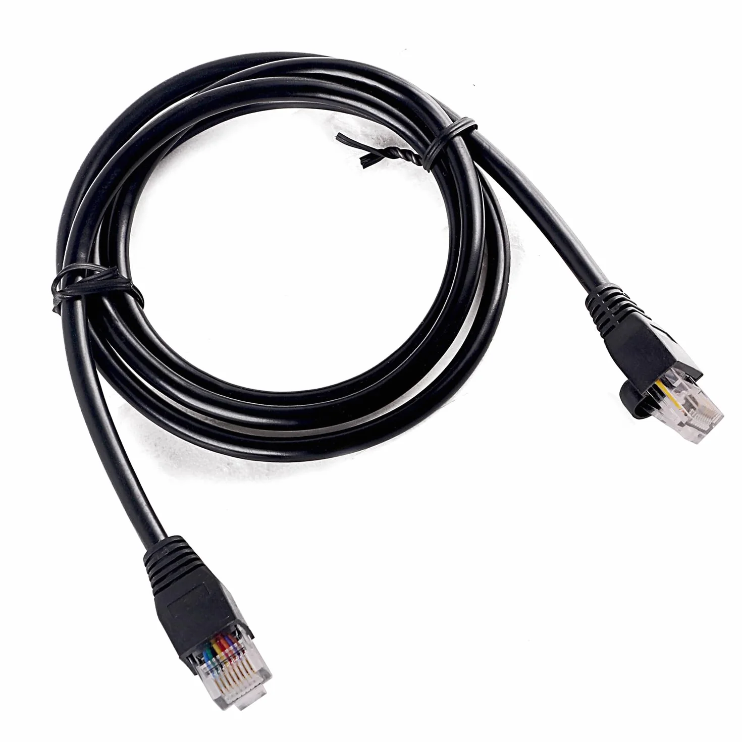 Kabel RJ45 RS485 do komunikacji BMS, do akumulatora Seplos do Voltronic Inwerter męski na męski (okrągły kabel, 100 cm)