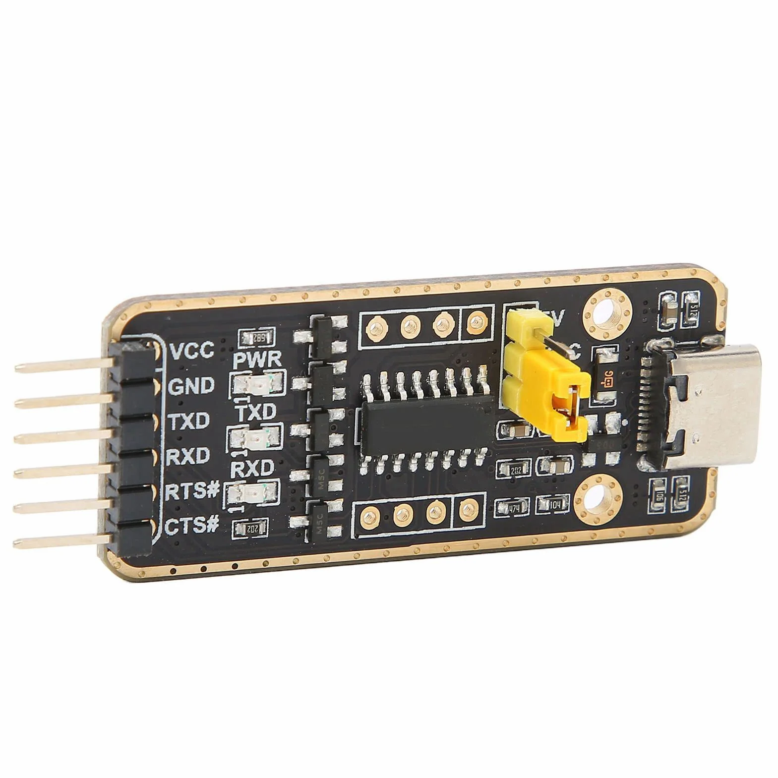 Adapter USB na UART TTL, Moduł Konwertera Szeregowego 6PN, Uniwersalny Moduł Komunikacji Szeregowej, Układ CH343G, Interfejs USB C, Ochrona Przeciwprzepięciowa, dla Systemu