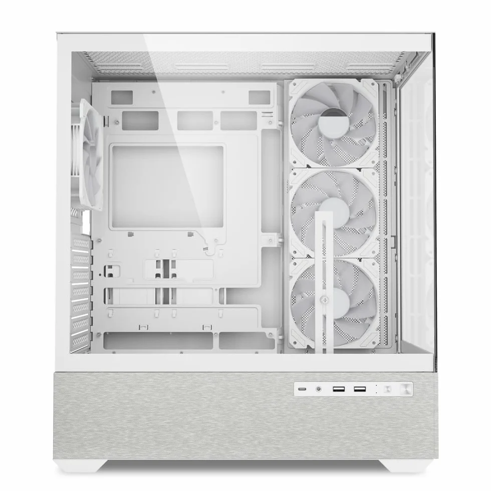Sharkoon AK7 biała, obudowa ATX PC, ARGB