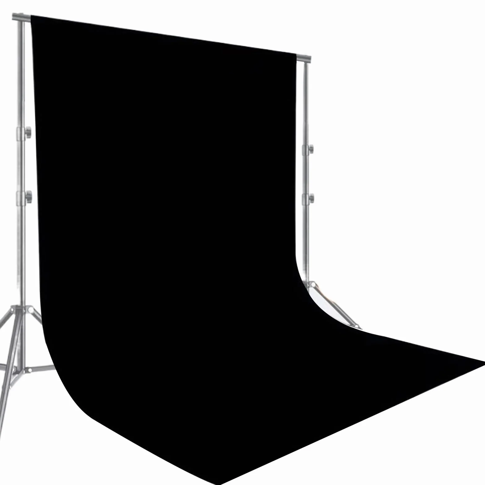 Tło fotograficzne czarne 2 x 3 m czarne tło do fotografii fotograficznej, składana, do fotografii mody, studia fotograficznego, na wesela, imprezy, wideo