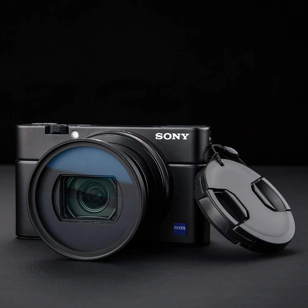 KIWIFOTOS Pierścień adaptera filtra i osłona obiektywu akcesoria pasuje do Sony RX100 VI RX100 VII RX100M6 RX100M7 ZV-1II ZV-1 do aparatu Canon G5X Mark II