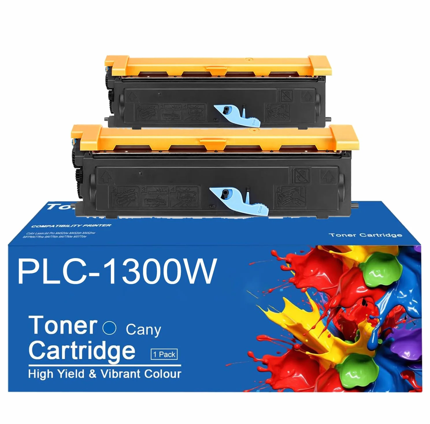 wbudowany chip wkład z tonerem do drukarki 1300 W, kompatybilny z Konica Minolta Pagepro 1300 1300W 1350 1350 1350W 1400 1400 W 1380MF 1390MF 1390MF materiały eksploatacyjne, 6000 stron