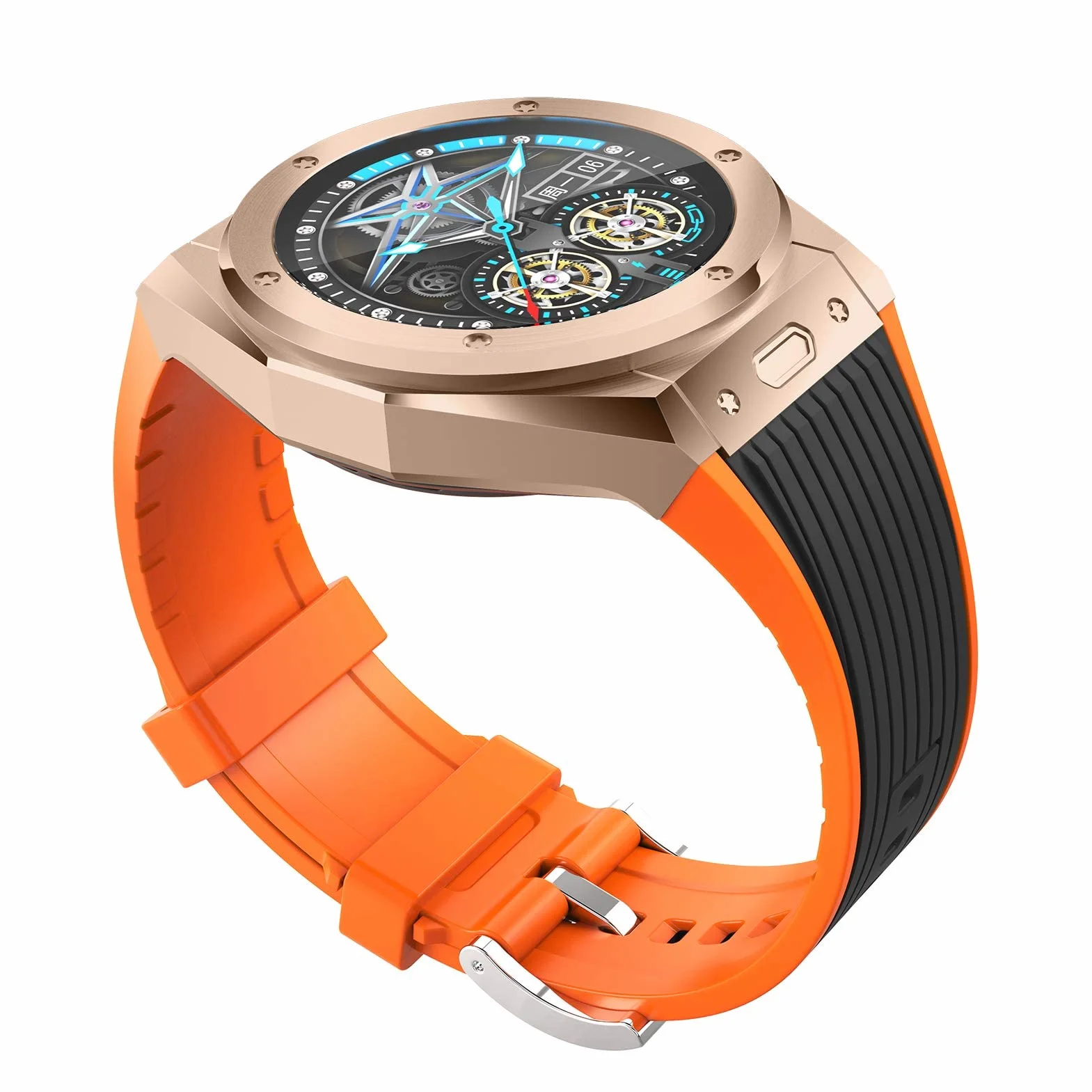 Inteligentny zegarek 1,28 cala Zakrzywiony ekran dotykowy Połączenie Bluetooth Zegarek fitness Monitor aktywności z tętnem i tlenem we krwi Inteligentny zegarek sportowy dla mężczyzn i kobiet na