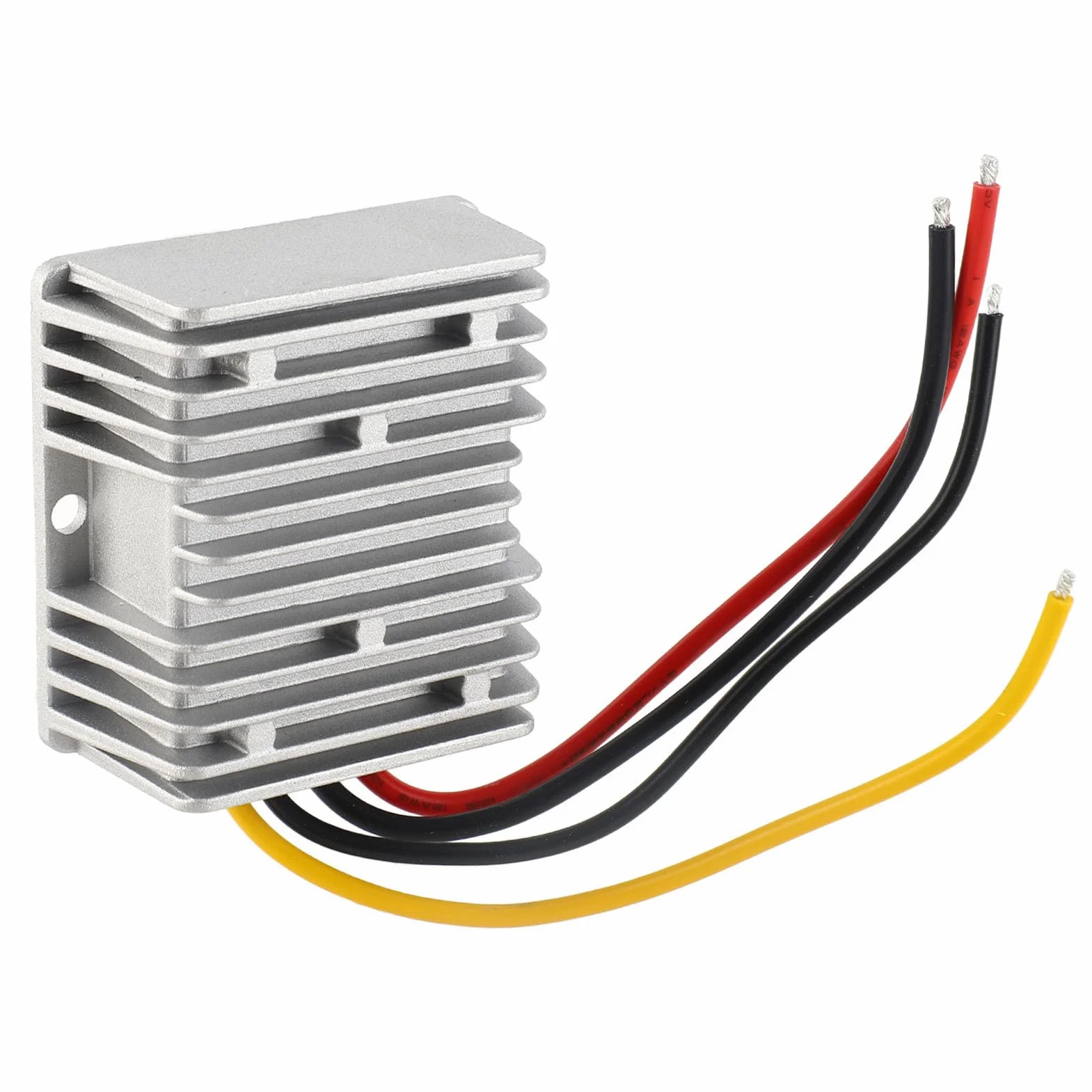 Keenso Przetwornica Obniżająca Napięcie Aluminiowa Przetwornica Napięcia Prądu Stałego 8 V do 36 V do 13,8 20 A 276 W IP68 Synchroniczna Prostownica Wózka Samochodowego LED Układ Słoneczny