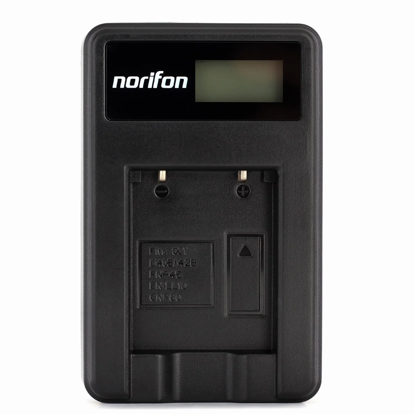 Norifon NP-80 LCD USB Ładowarka do Casio Exilim EX-G1, Exilim EX-N1 | Kompatybilny z Casio Exilim EX-S5, EX-S8, EX-S9, EX-Z35, EX-Z550, EX-Z800 Aparat
