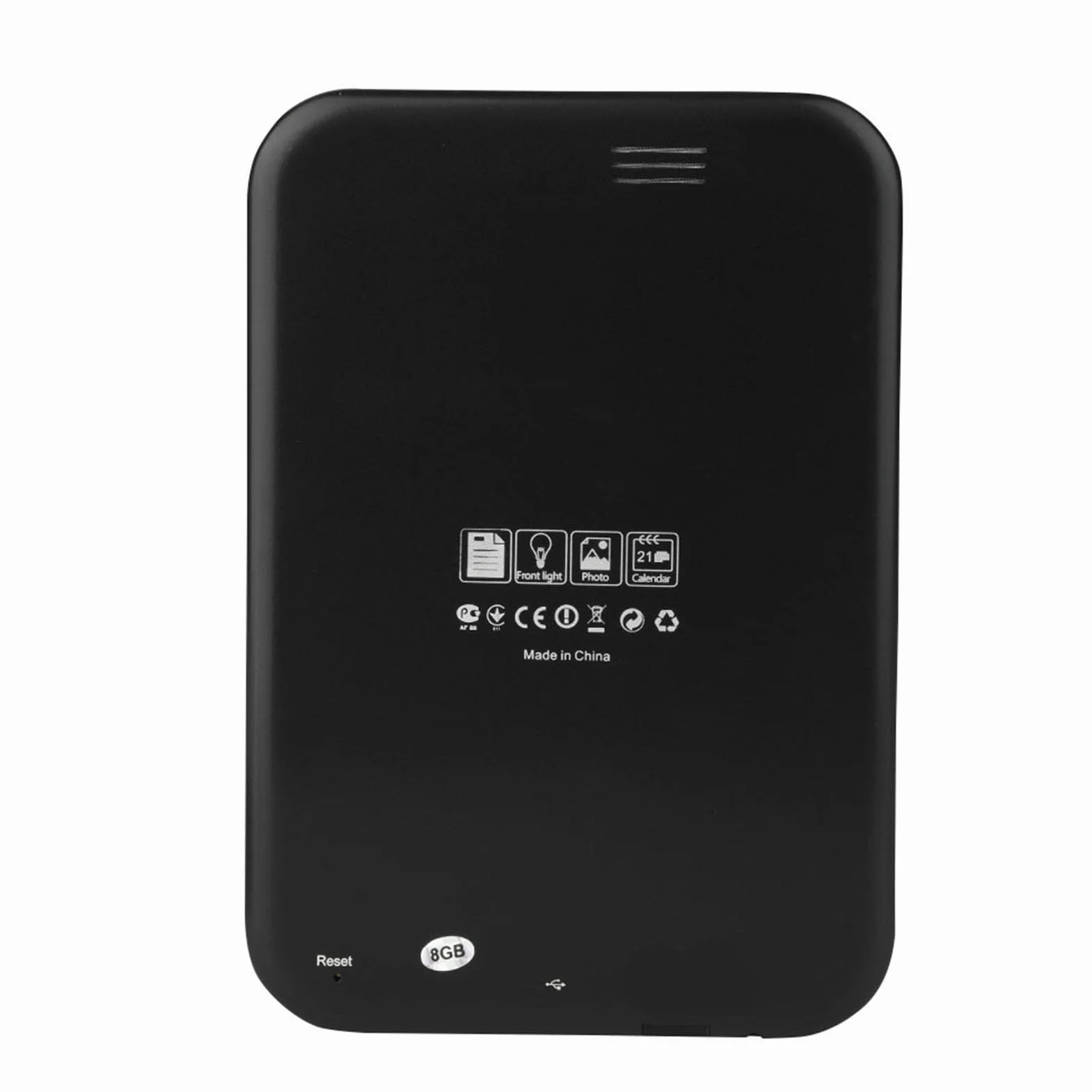 Ebook Reader 16 GB, E-E-Tink 6-calowy Ereader z 16 Poziomami Szarych i Wyświetlaczem Rozdzielczości 300dpi, Czarny, 4G, Czarny, Szary, 8g, 16G (8G)