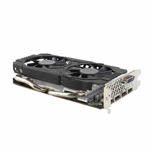 Karta Graficzna RX 580, 8 GB Karta Graficzna Wideo GDDR5 PC Oryginalna 256-bitowa z 2 Wentylatorami Chłodzącymi Interfejs PCI Express 3.0x16 Karta Graficzna do Gier do Komputera