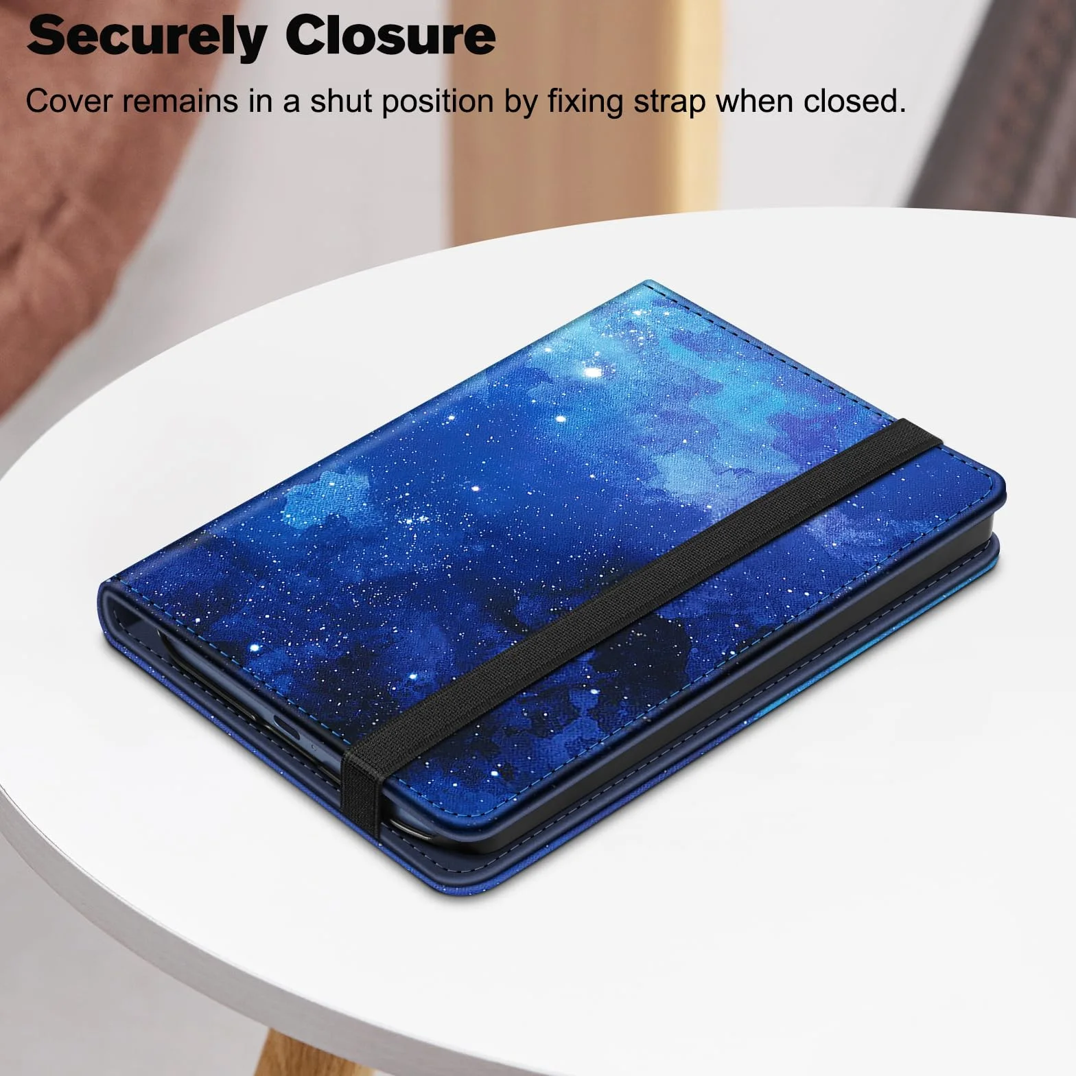 Fintie Etui na Pocketbook Fresh Pro/Pro Color (2023/2024) E-Reader - Kickstand Protective Case z przegrodą na karty, pętla na nadgarstek i funkcja automatycznego uśpienia/budzenia, niebo