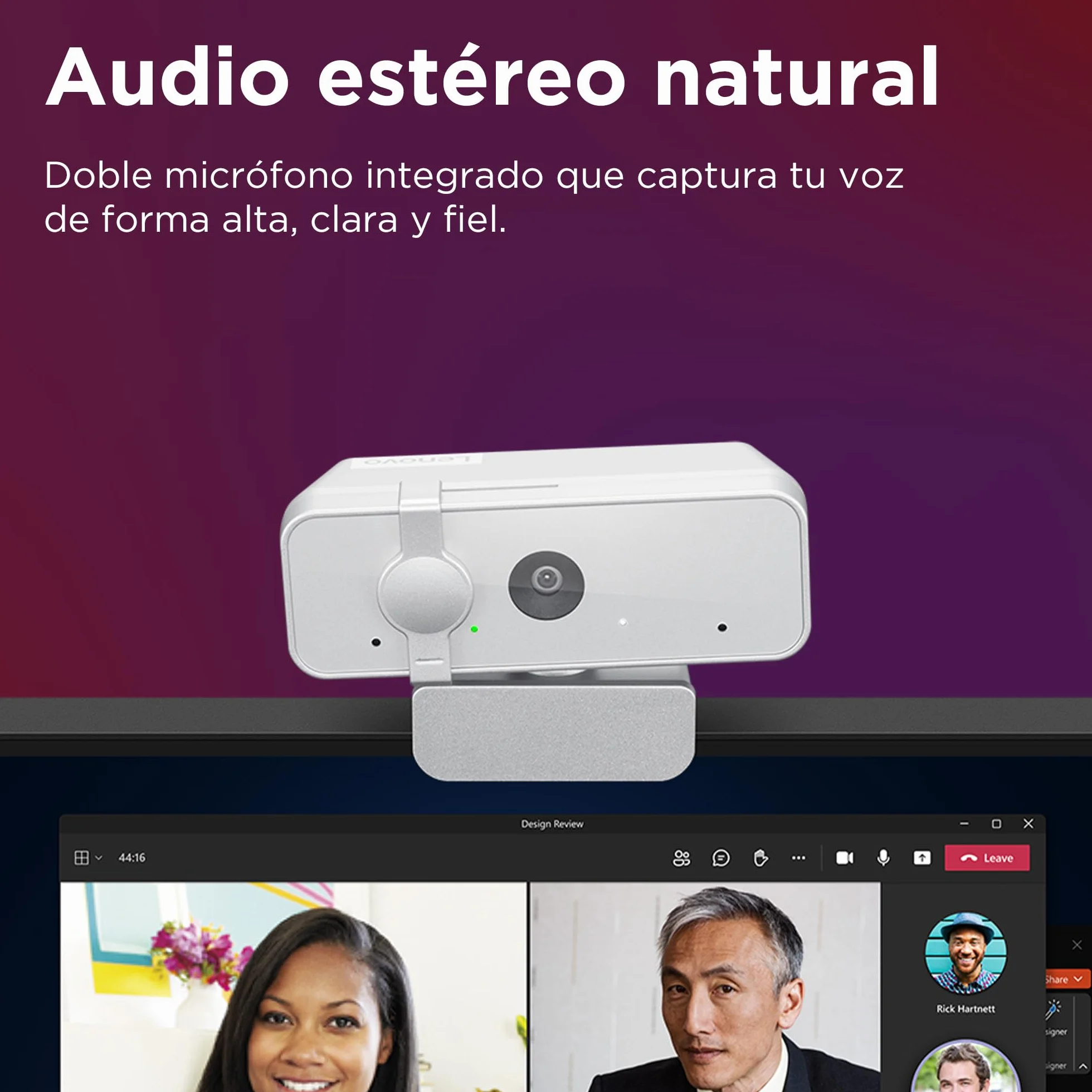 Lenovo 310 FHD kamera internetowa biała