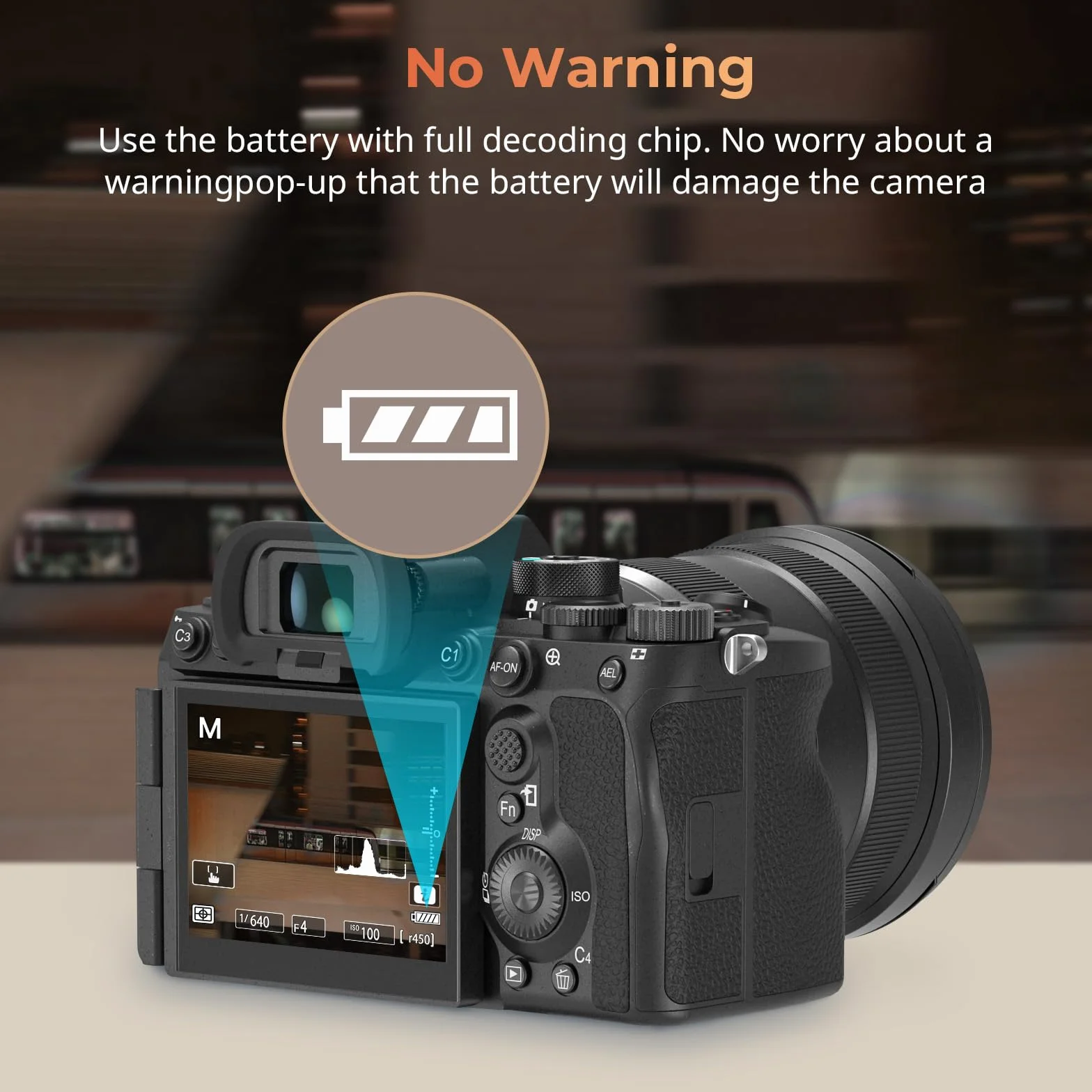 SMALLRIG EN-EL25 Bateria 1250 mAh USB-C Zamienna bateria do aparatu Nikon Z30 / Z50 / Z fc, 1,75H W pełni naładowana bateria do aparatu Nikon Z30, Z50, Z fc, pomarańczowa - 4967