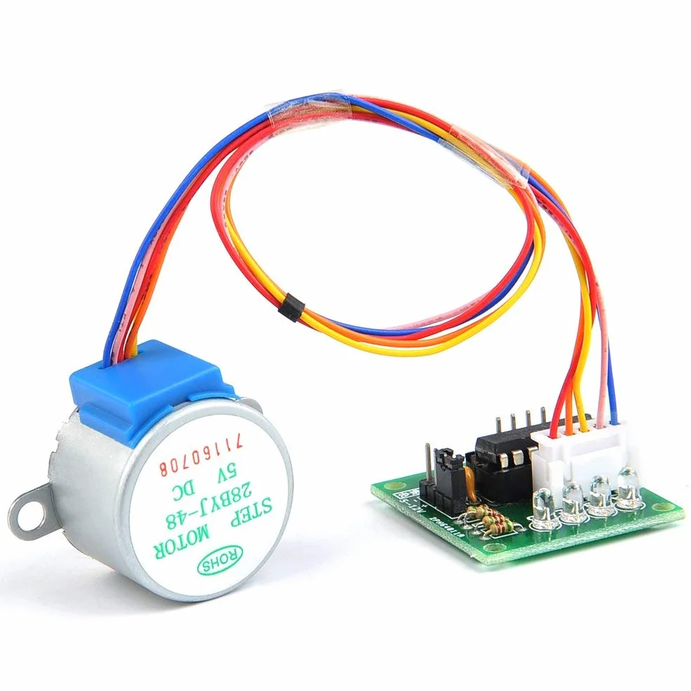 DollaTek 5pcs 28BYJ-48 ULN2003 5V Silnik krokowy + p?yta sterownika ULN2003 do Arduino