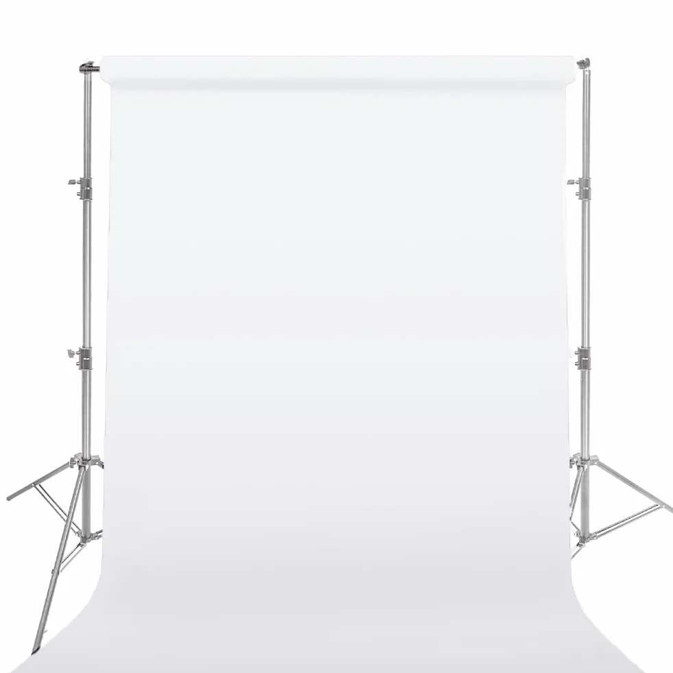 Bezszwowe tło do fotografii papierowej, 1,35 x 10 m, arktyczna biel, do fotografowania portretowego w studiu fotograficznym, produktu, filmowania zwierząt domowych, telewizji, wideo na YouTube, transmisji na żywo, wywiadu