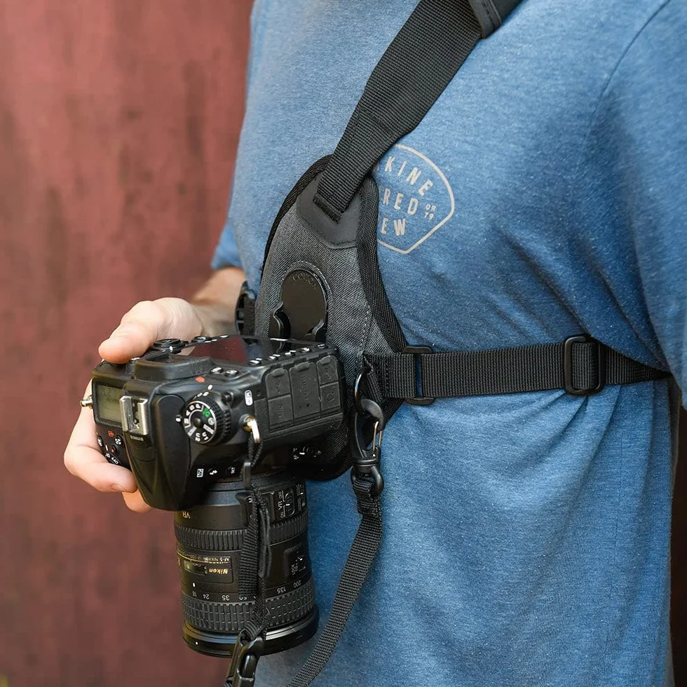 Cotton Carrier Skout G2 Sling Style uprząż do jednej kamery, szary, rozmiar uniwersalny | Zawiera pasek bezpieczeństwa, osłonę pogodową i sprzęt montażowy do podróży, ochrony i fotografowania