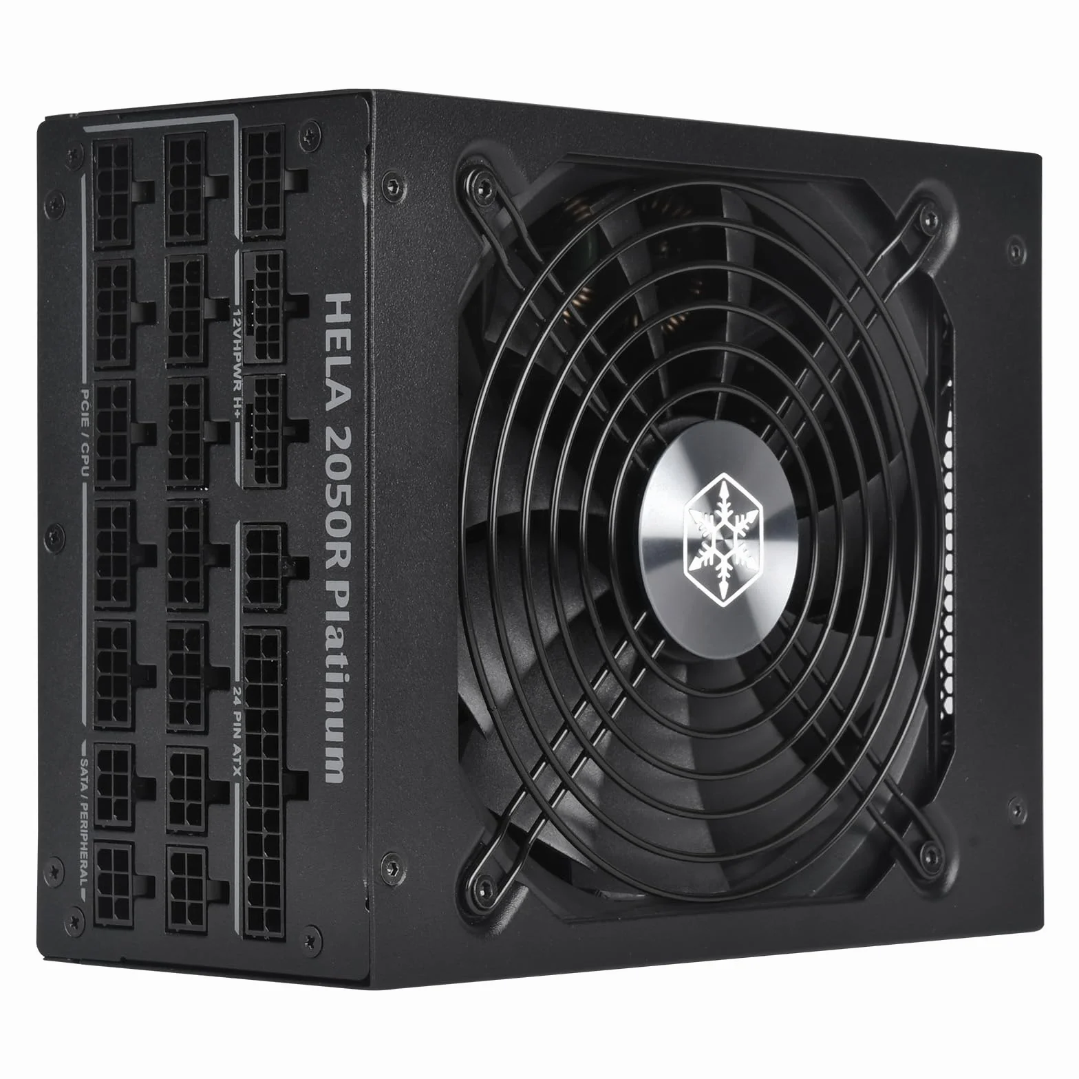 SilverStone Technology HELA 2050R Platinum-Cybenetics Platinum całkowicie modułowy zasilacz ATX, 2050 W, ATX 3.0 i PCIe 5,0, SST-HA2050R-PM