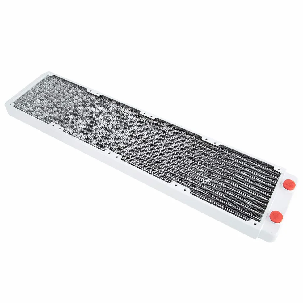 Chłodnica Wodna, Chłodnica Wodna, Części Komputerowe, Części z Gwintem G1/4, 12-rurowy Radiator z Białej Miedzi, do Komputera