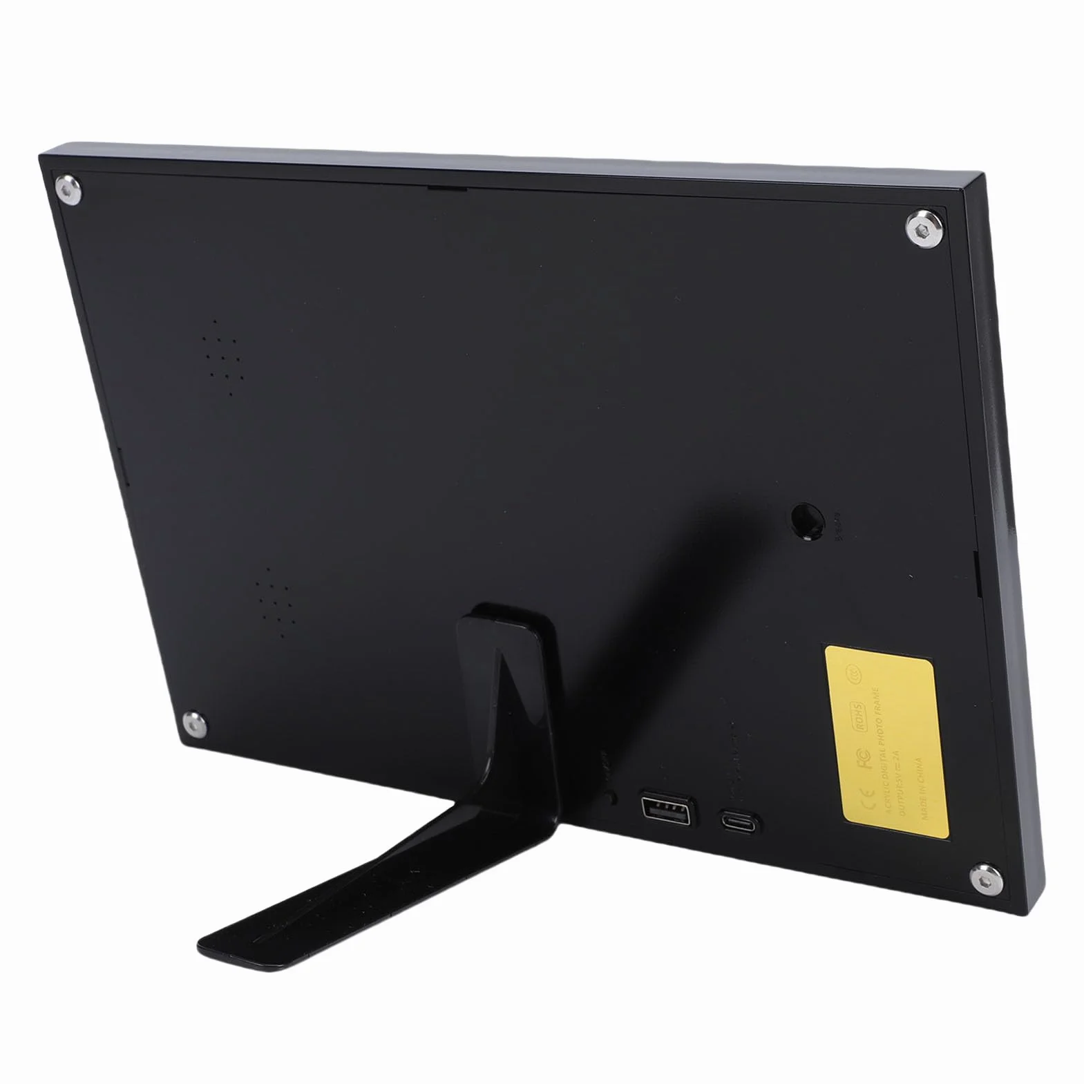 Fdit Ekran Dotykowy Cyfrowa Ramka na Zdjęcia 10,1 Cala WiFi Automatyczne Obracanie Wyświetlacza Wspomnienia na Wydarzenia w Domowym Biurze Akryl 32 GB (BLACK)