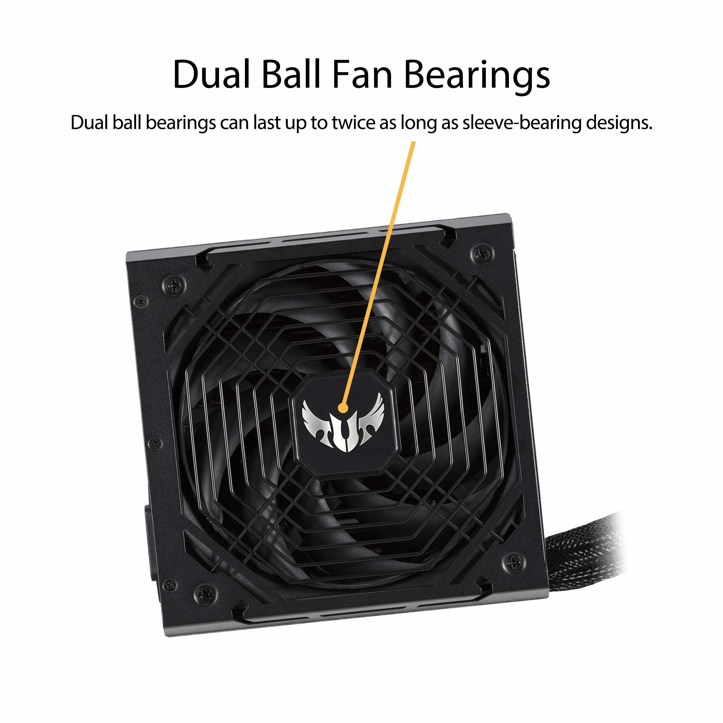 ASUS TUF Gaming 650 W zasilacz sieciowy (80 Plus Bronze, technologia 0DB, 80 cm, 8-pinowe złącze CPU)