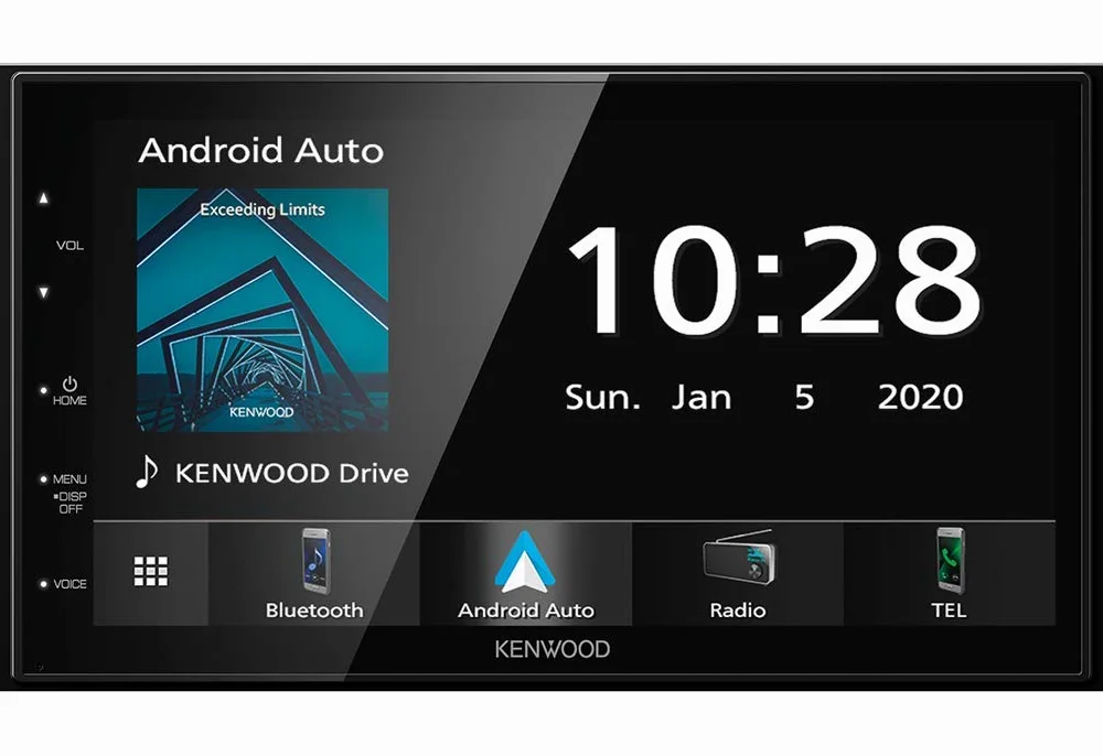 Kenwood Digital Media Moniceiver Samochodowy Zestaw Stereo, Czarny, 17.3cm