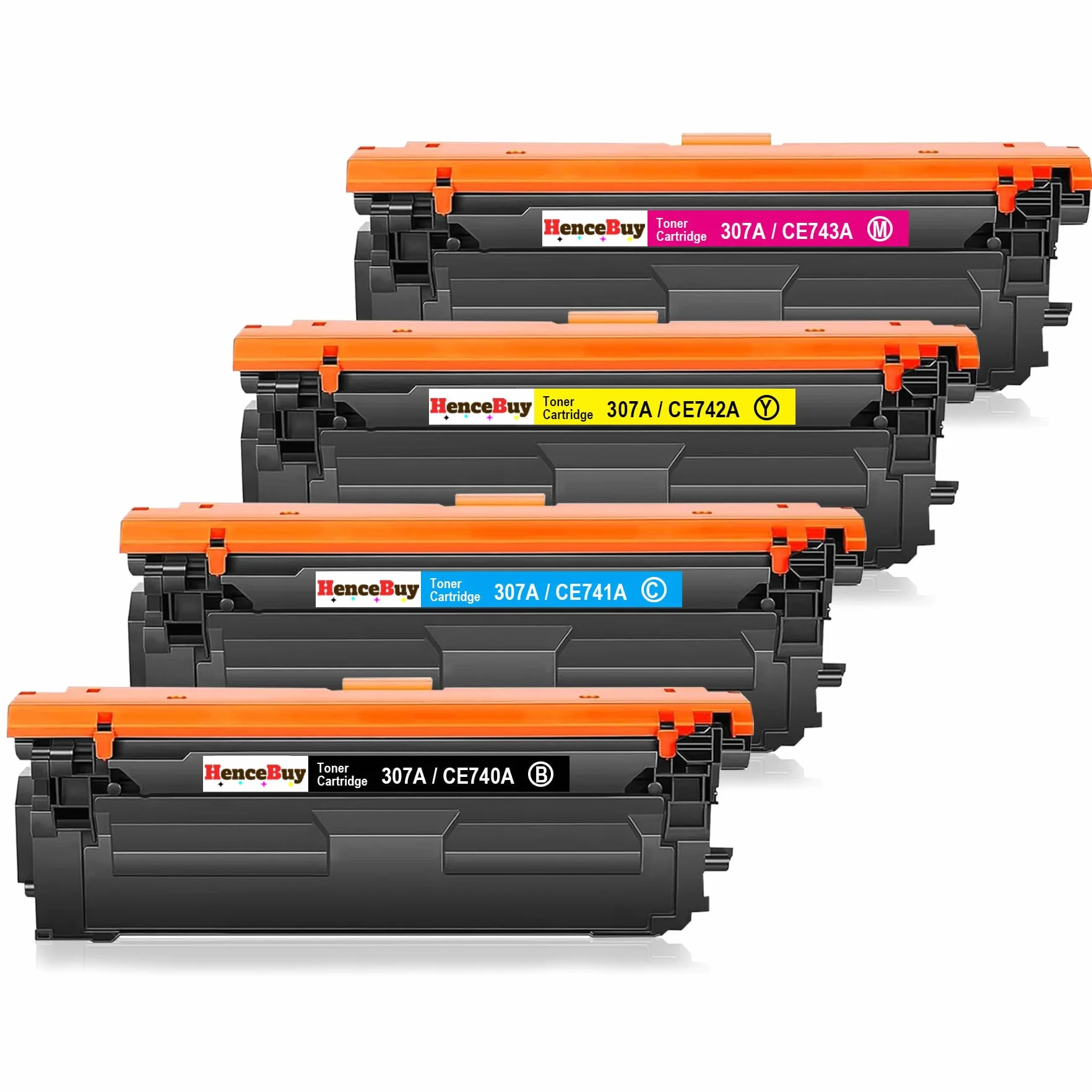 Toner czarny 307A, kompatybilny z HP 307A CE740A CRG322 CRG-322 do HP Color LaserJet CP5225n CP5225dn CP5225 (1 czarny)