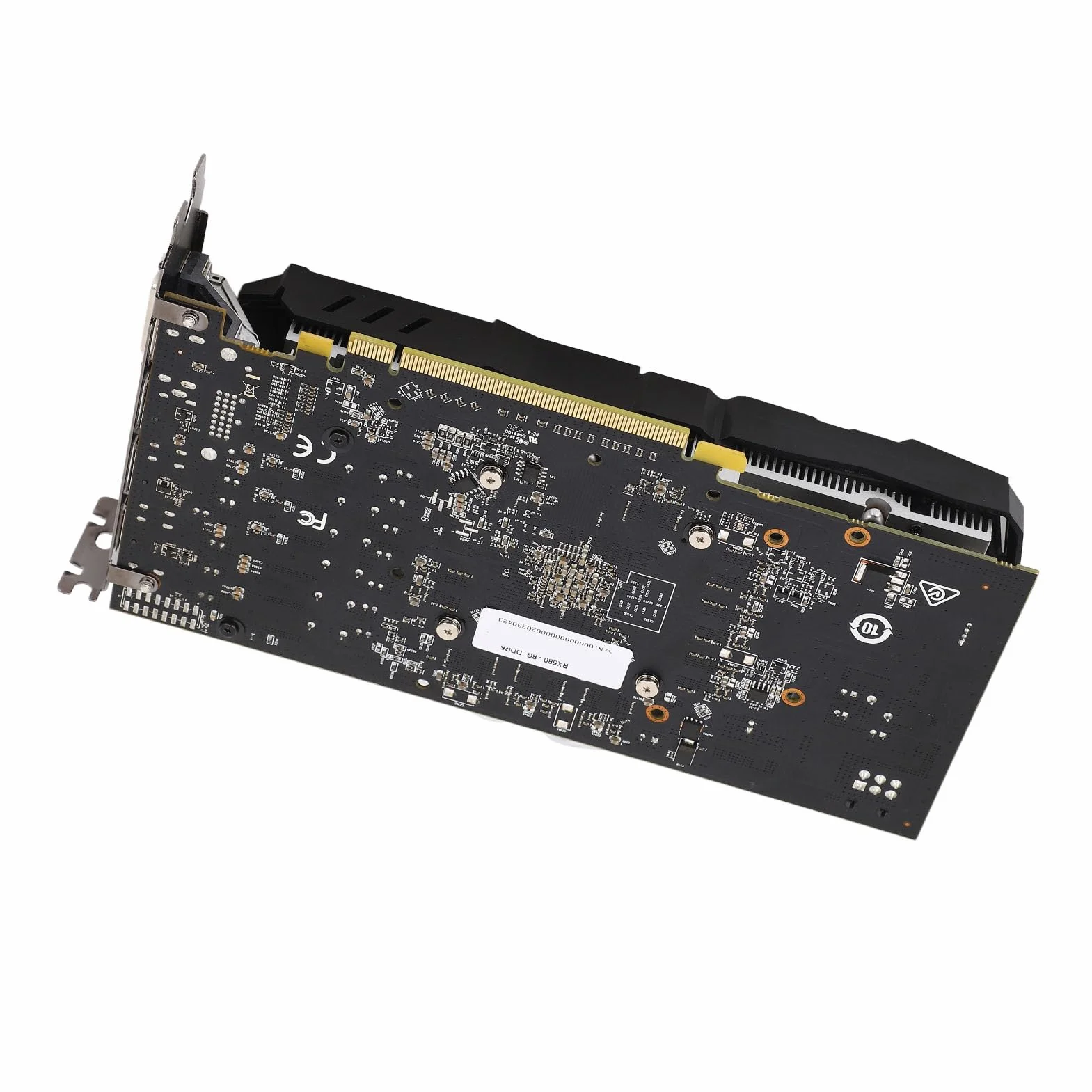 Karta Graficzna RX 580, 8 GB GDDR5 256bit, 3 X Wyjście DP HDMI DVI, Obsługa 8K 16 PCI Express 3.0, 2 Wentylatory Karta Graficzna do Gier dla Domowego Biura