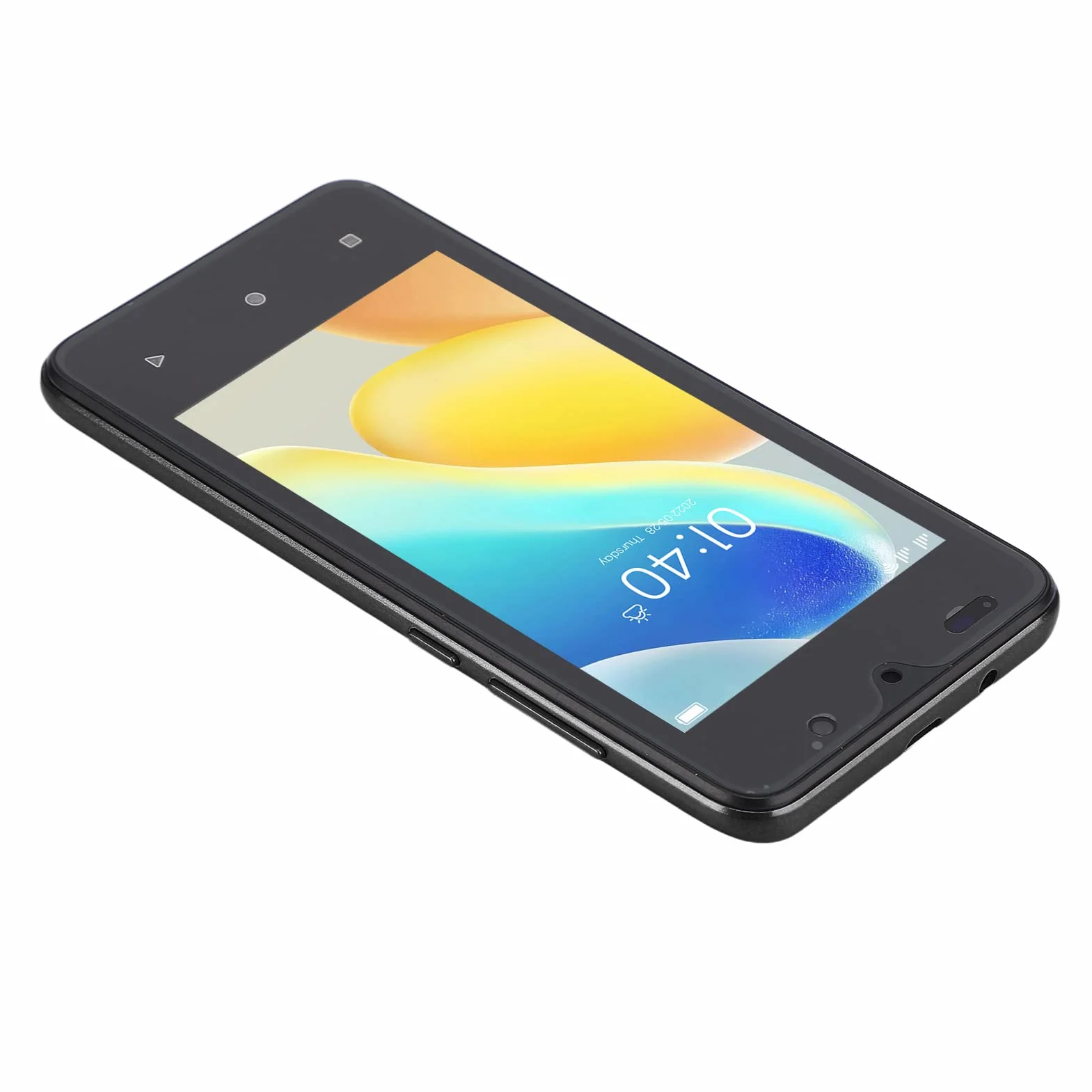 Odblokowany Smartfon, Ekran HD 4,66 Cala, Bateria 2800 MAh, Pamięć RAM 1 GB ROM 8 GB Rozpoznawanie Twarzy, Dual SIM GSM Unlocked 4G LTE Model Międzynarodowy(Czarny)
