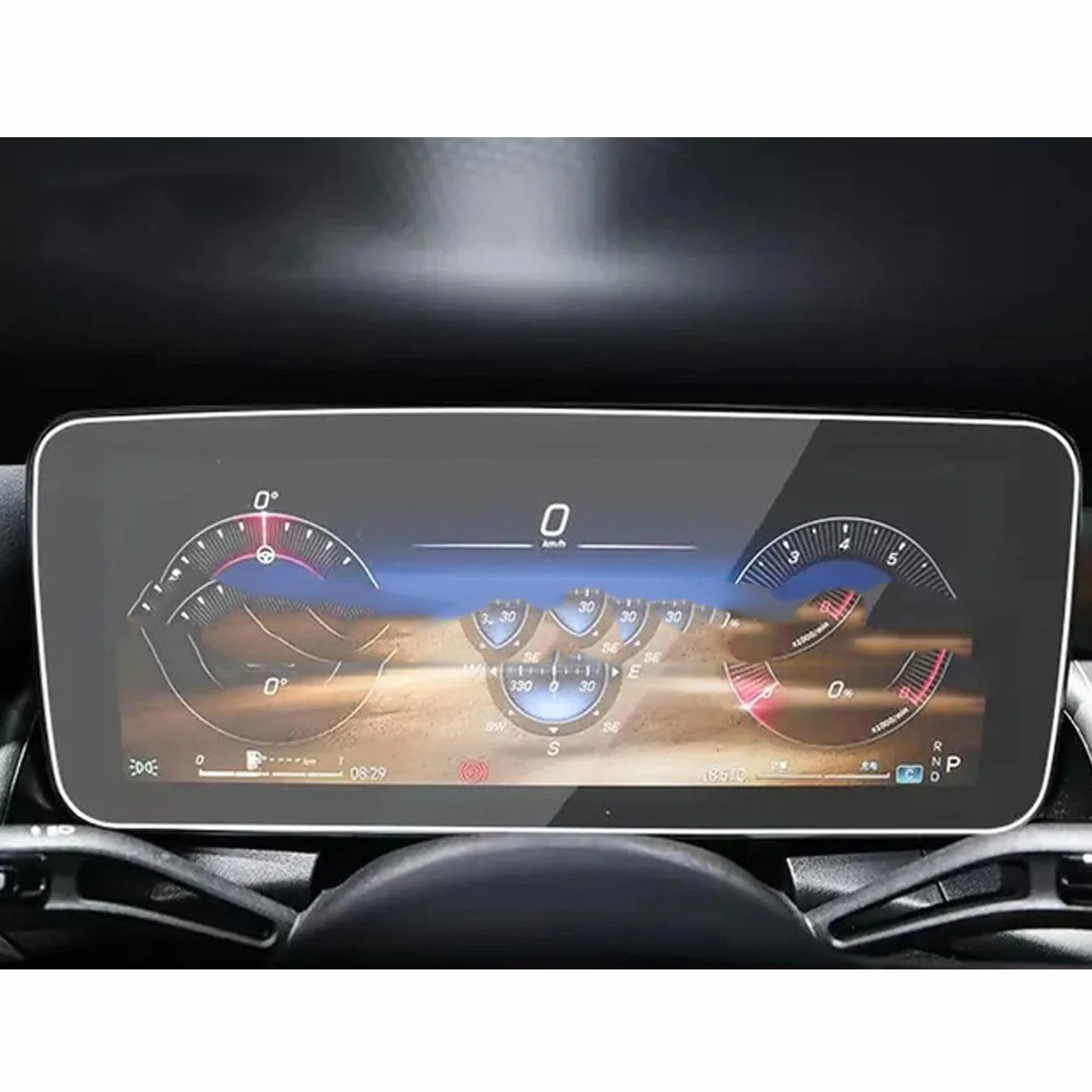 Samochodowa konsola środkowa ekran LCD hartowane szkło folia ochronna folia szklana, do Mercedes Benz GLC X254 2023 akcesoria samochodowe