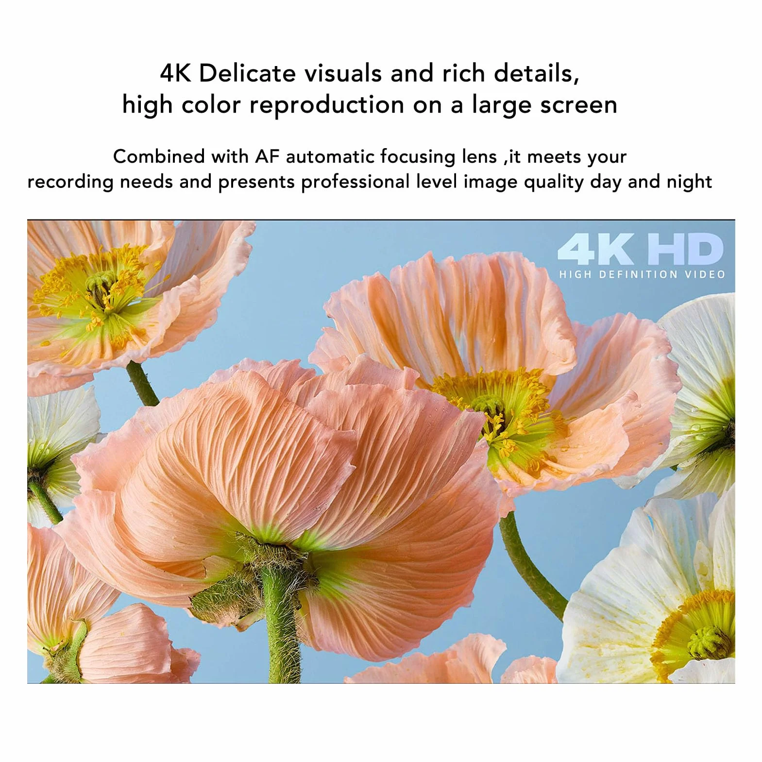Kompaktowy Aparat Cyfrowy 4K, Mała Kamera Wideo 64 MP z 28-krotnym Zoomem Cyfrowym, Stabilizatorem Obrazu, Autofokusem, 3-calowym Obrotowym Ekranem Kamera do Vlogowania dla