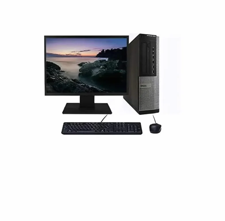 Dell Little Phoenix Optiplex 7010 DT i5-2400 16 GB RAM 240 GB SSD Windows 11 z WiFi i wyświetlaczem 20" + klawiatura i mysz w zestawie (odnowiona)