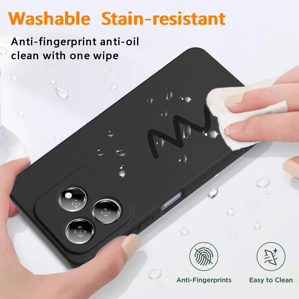 Etui Bumper do Motorola Edge 60 Pro/Moto Edge 60 Pro, pokrowiec ochronny przeciw odciskom palców, odporny na wstrząsy miękki pokrowiec na telefon odporny na wstrząsy i łatwy do czyszczenia