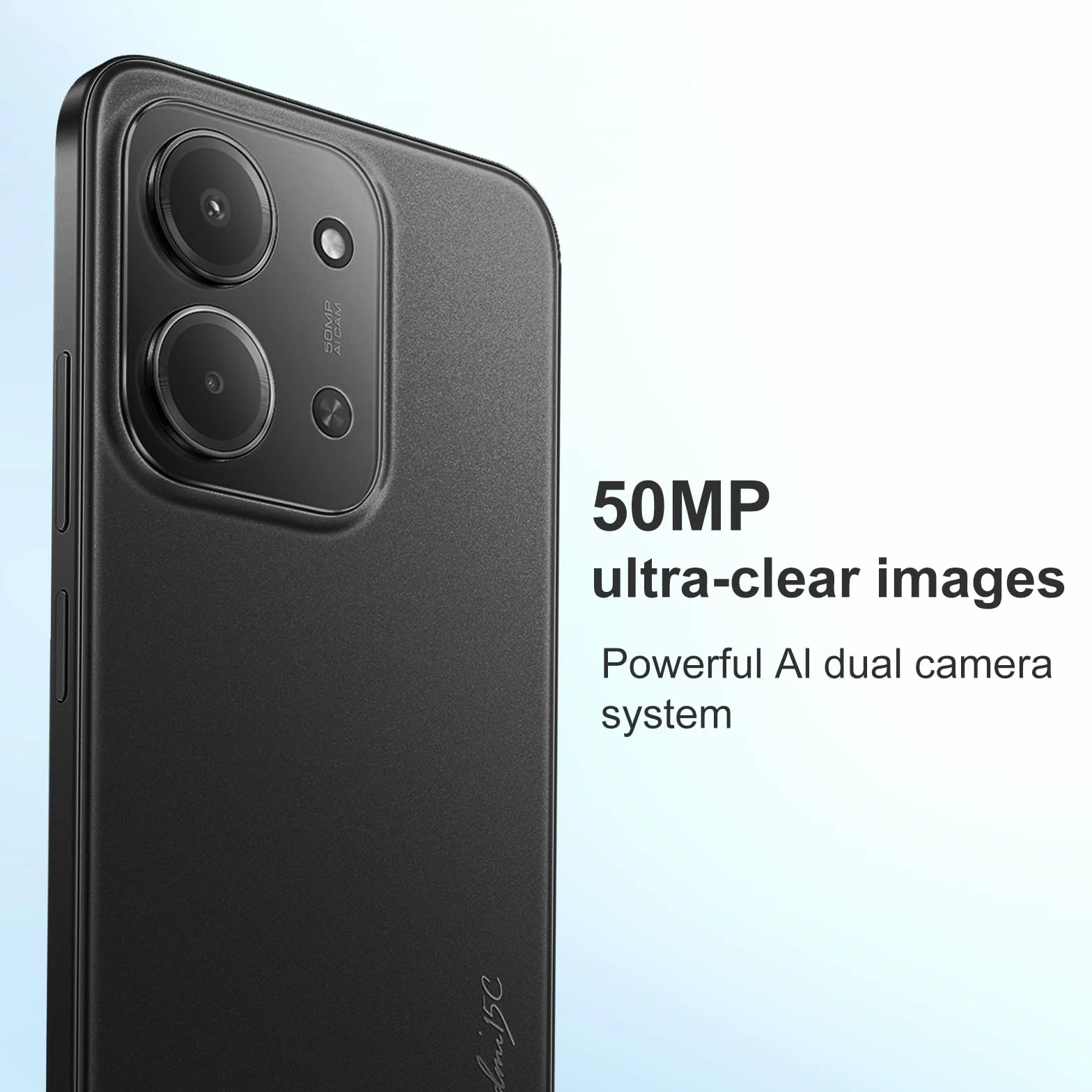 XIAOMI Redmi 15C smartfon – 4 GB / 128 GB, ekran 6,9", 120 Hz, podwójny aparat 50 MP, 6000 mAh, bez adaptera ładującego (z etui na telefon komórkowy)