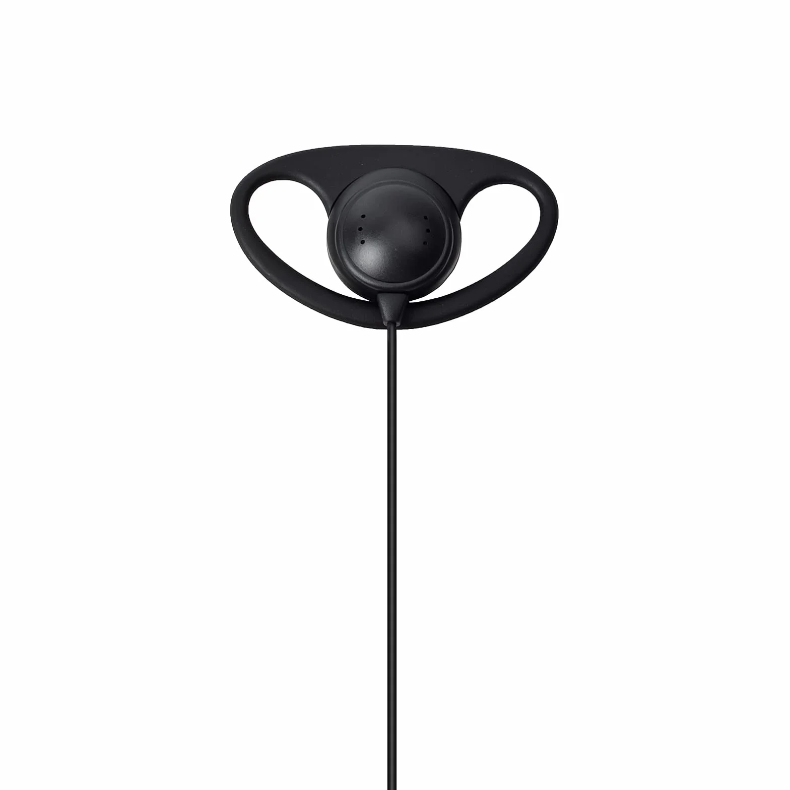 UAYESOK 1 pin 2,5 mm słuchawki bezpieczeństwa, Walkie Talkie zestaw słuchawkowy w kształcie litery D z mikrofonem do Motorola Talkabout TLKR T61 T62 T80 T81 T82 T92 Cobra krótkofalówka (1 sztuka)