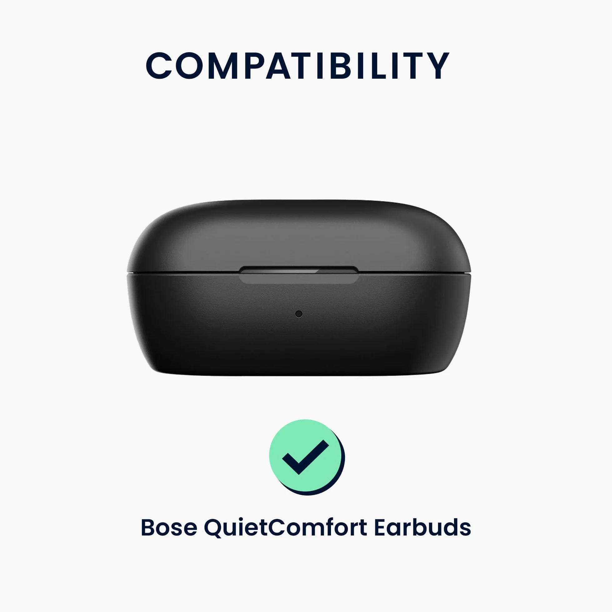 kwmobile Silikonowe etui kompatybilne z Bose QuietComfort Earbuds - Etui na słuchawki bezprzewodowe - żółte