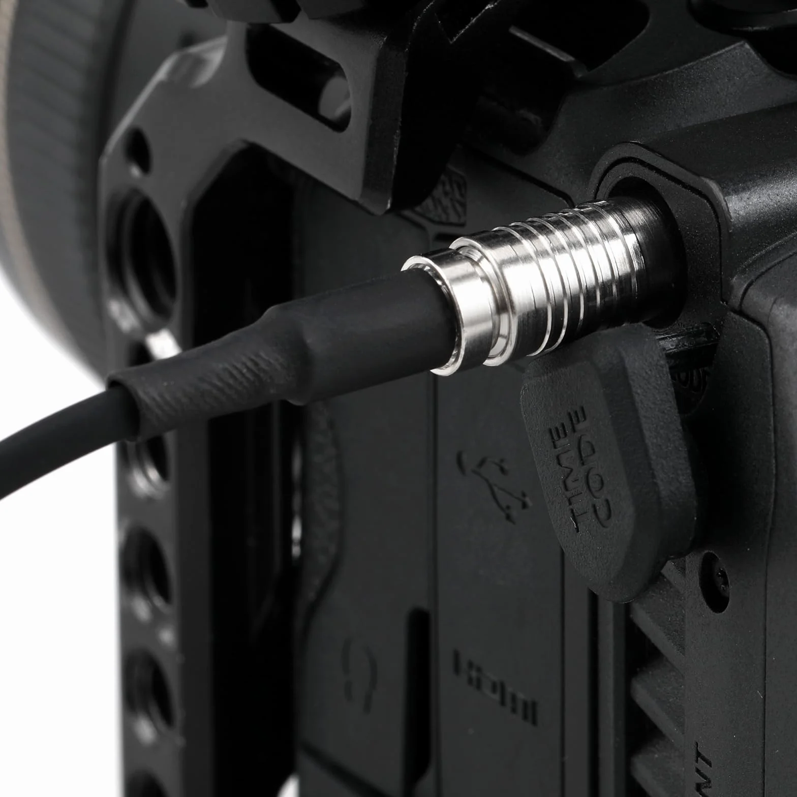 Kabel z kodem czasu do Canon R5C DIN 1.0/2.3 do 3,5 mm TRS 90 stopni kabel z kodem czasowym kompatybilny z kablami synchronizacji macek Alvin