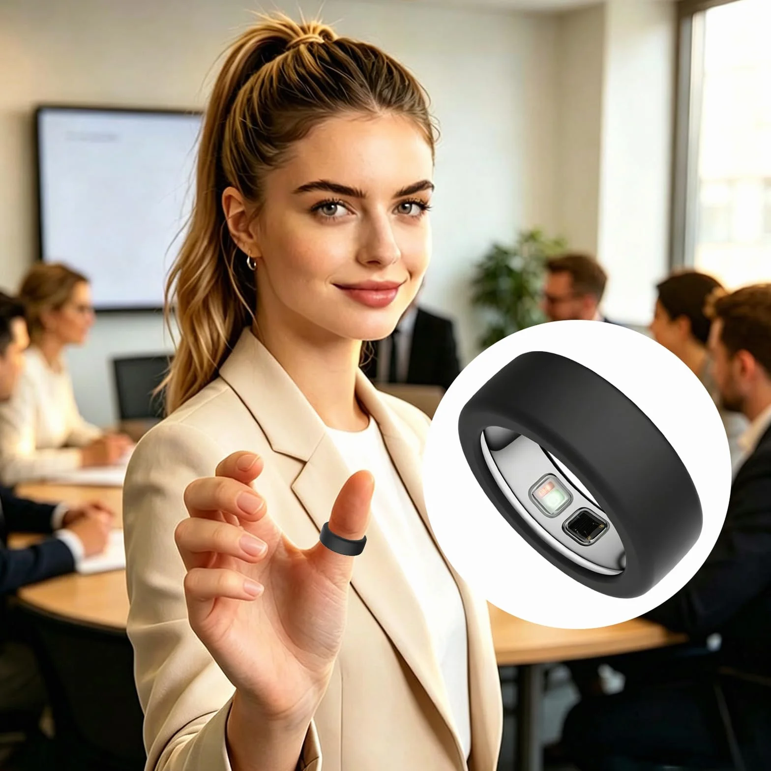 Lekkie silikonowe etui do Oura Ring 5, miękka silikonowa nakładka ochronna na pierścień, odporna na zarysowania elastyczna nakładka na palec, akcesoria Oura Ring Gen 5 dla kobiet i mężczyzn