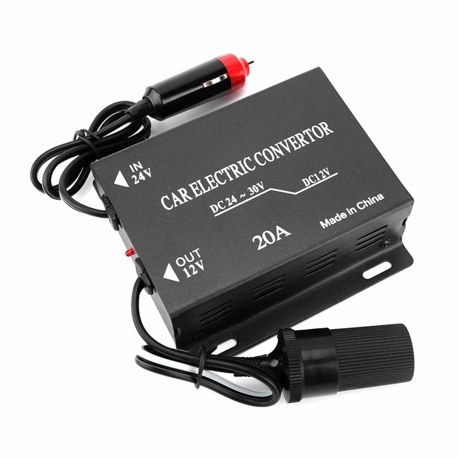 Konwerter zasilania TKSE 20A Auto Step Down Transformer 24V do 12V