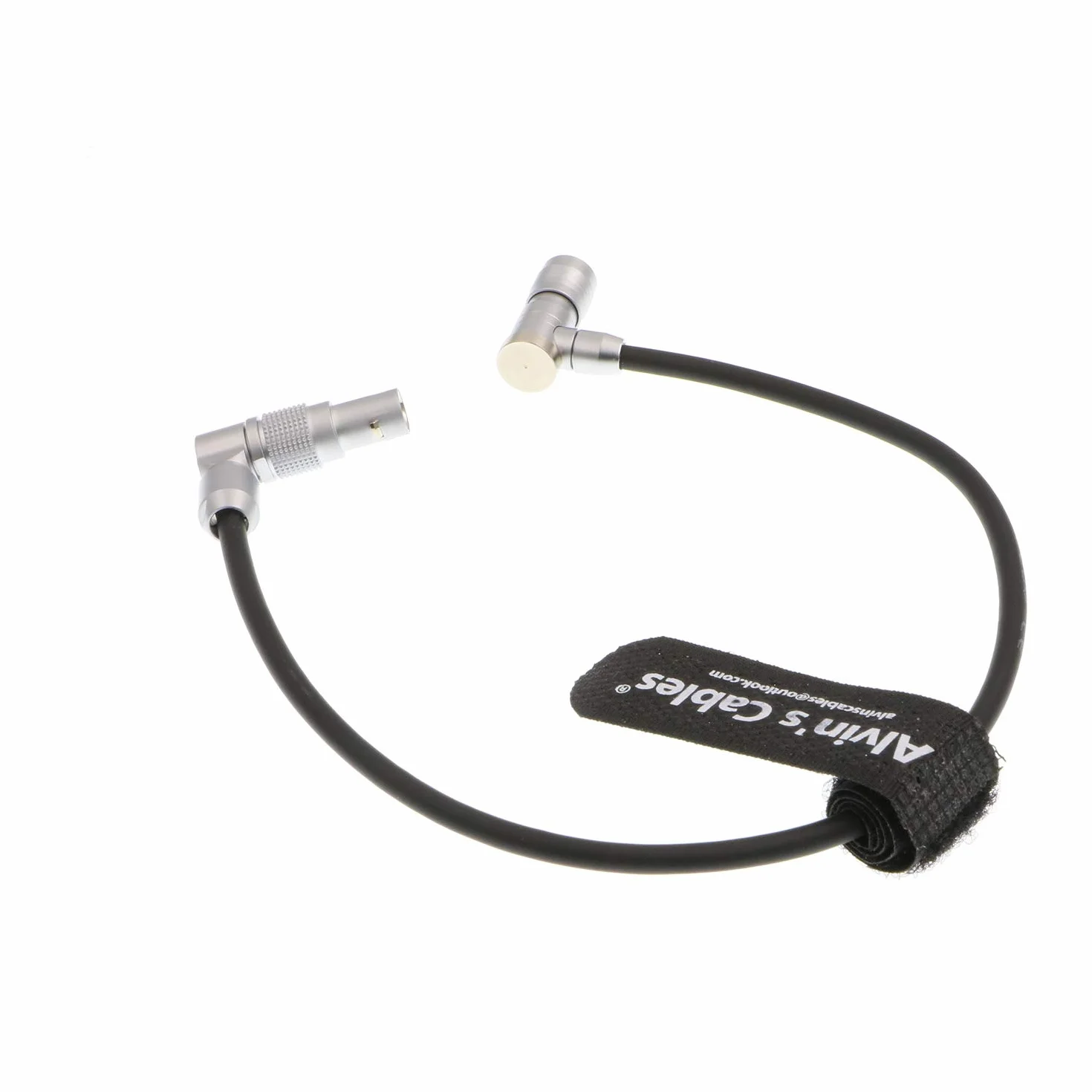 Alvin's Cables Z CAM E2 obrotowy kąt prosty 2-pinowy do 4-pinowy żeński kabel zasilający kątowy do monitora Portkeys