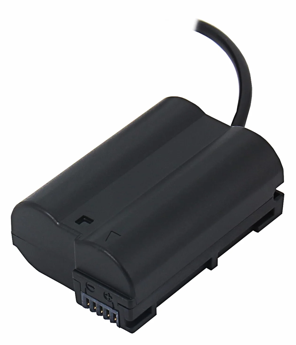 PATONA D-TAP Adapter akumulatora (atrapa) do Nikon EN-EL15/EL15b/EL15c | Zasilanie ciągłe do D7000 D7100 D7200 D7500 D800 D810 D850 Z5 Z6 Z7 Z8 – przez V-Mount/Gold-Mount
