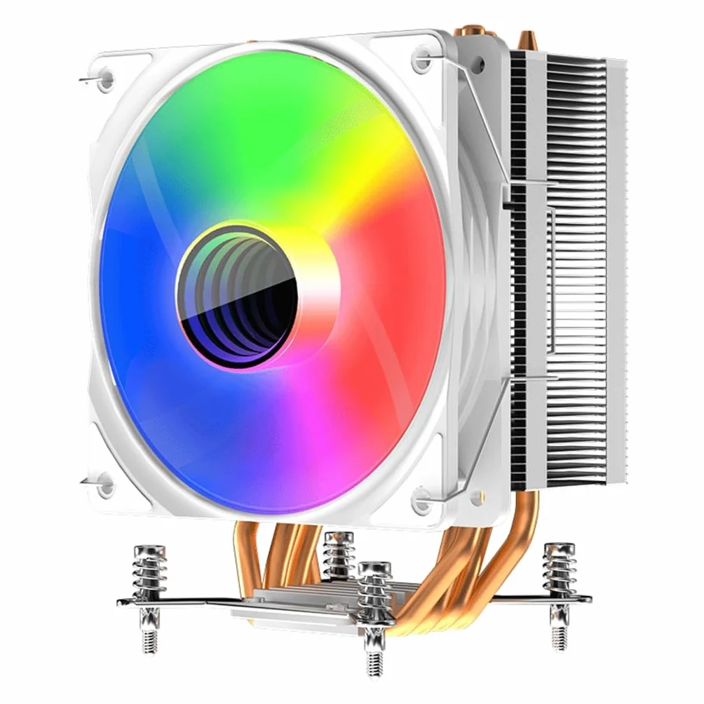 Wydajny wentylator procesora 4PIN PWM wentylator chłodzący do komputera PC procesor procesora chłodzenie procesora cichy dla LGA115X 1200 17XX AM5/AM3/AM4
