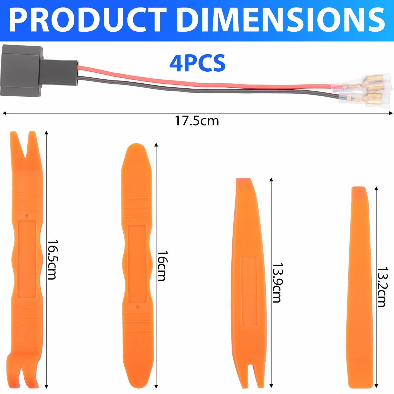 4 adaptery do głośników samochodowych DIN kompatybilne z Mercedes A/B/C/E/G/M klasa VW Crafter BMW Smart Porsche 911 997 Cayman radio samochodowe adapter samochodowy zestaw adapterów głośników
